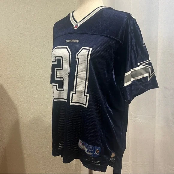Reebok NFL Navy Blue Cowboys Jersey - Picture 9 of 10